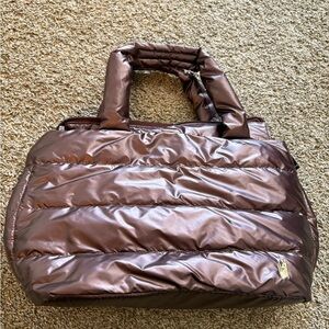 Rootote Tote Bag Brown Medium
Feather Roo Puffer Quilted Shoulder
Handbag Zip